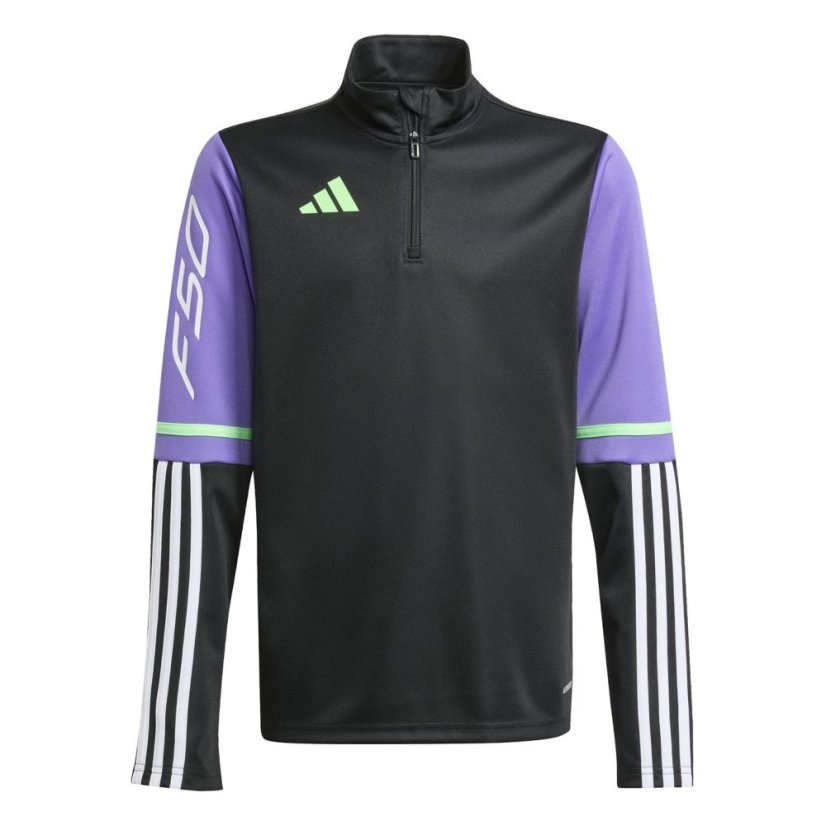 adidas F50 Training Top Juniors Black/Purple