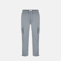 Firetrap Men's Tech Cargo Trousers Light Grey
