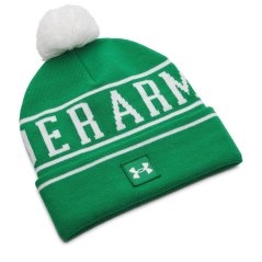 Under Armour Men's Halftime Pom Beanie Team Kelly Grn