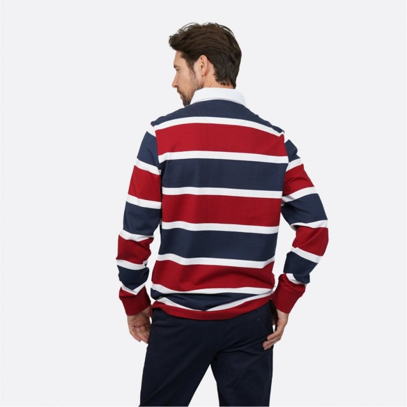 Howick Howick Long Sleeve Rugby Shirt Red Stripe