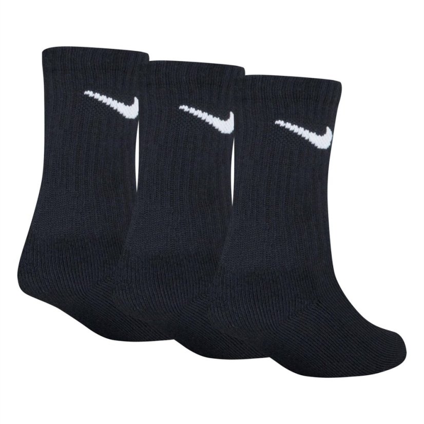 Nike Basic Crew 3Pk Sock Infants Black