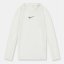 Nike Kids' Baselayer Top White /Grey