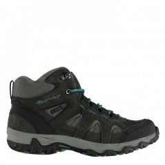 Karrimor Mount Mid Junior Waterproof Walking Shoes Grey/Teal
