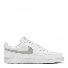 Nike Court Vision Low Trainers Mens White/Lt Smoke