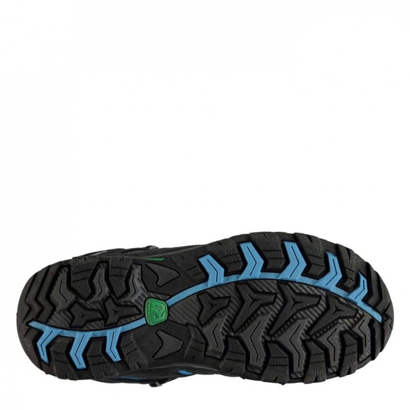 Karrimor Mount Mid Top Childrens Waterproof Walking Boots Black/Blue