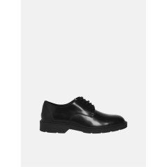 Jack and Jones Dax Leather Dress Shoes Mens Anthracite