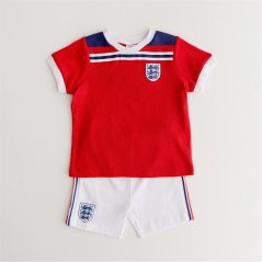 Brecrest Team England '82 Retro Away Infant Minikit Red