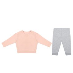 Firetrap Baby Girls 2pc Jogger Set Blush/Grey