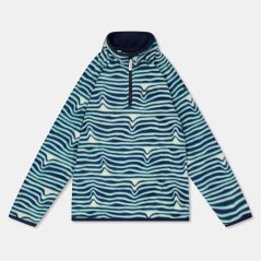 Craghoppers Unisex Kids' Crag Kai Half-Zip Fleece PosdnBlu Prt