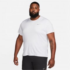 Nike DriFit Miler Running Top Mens White