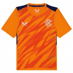 Castore Rangers Match T-shirt 2023 2024 Juniors Orange