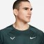 Nike Challenger Men's Nike Dri-FIT Short-Sleeve Tennis Top Deep Jungle