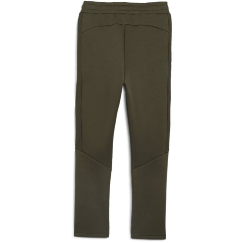 Puma Unisex Kids' Evostripe Closed Hem Jersey Joggers Dark Olive