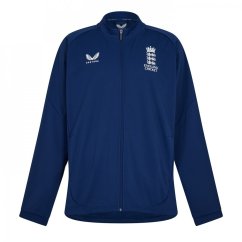 Castore England Cricket Soft Shell Jacket Blue Depths