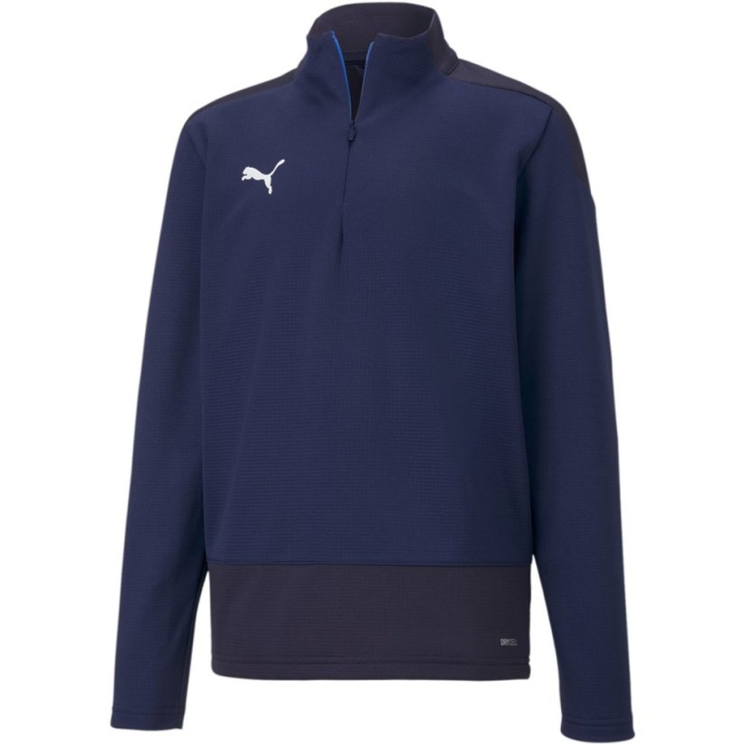 Puma Teamgoal 23 Training quarter Zip Top Jr Fleece Unisex Kids Peacoat/Blue