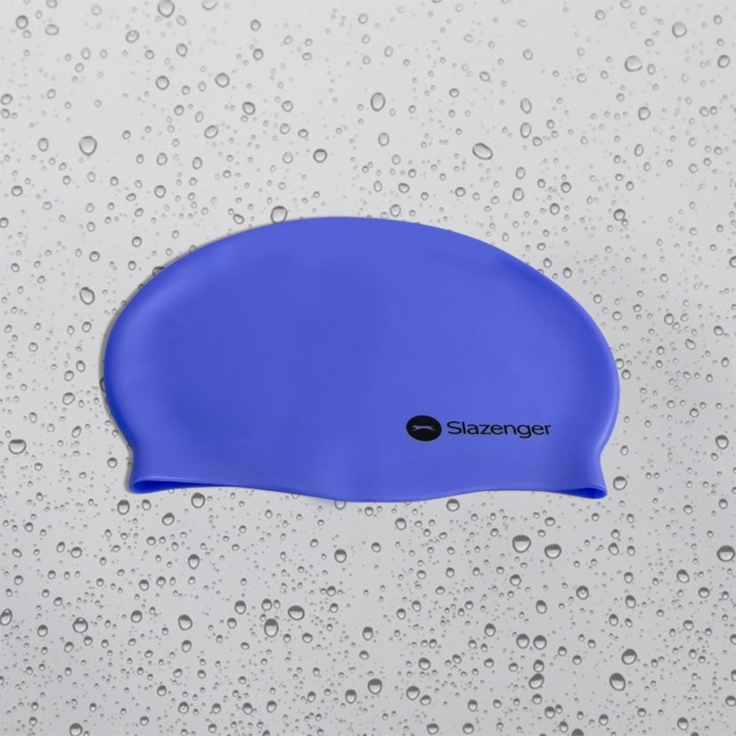 Slazenger Adults Silicone Swim Cap Royal