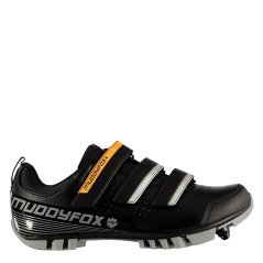 Muddyfox MTB100 Mens Cycling Shoes Black/Grey