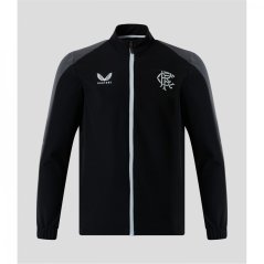 Castore Rangers FC Travel Jacket Mens Black/Grey