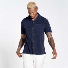 Craghoppers Men's Crag Cholla Short-Sleeve Shirt Blue Navy