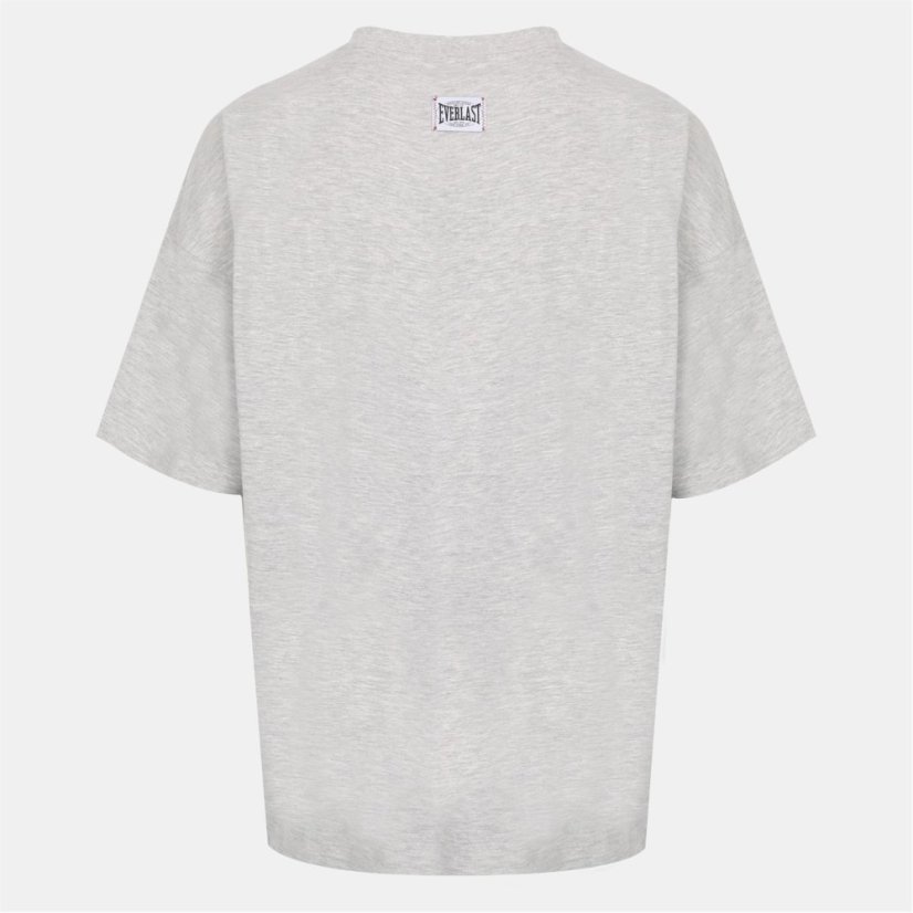 Everlast Men's Hdguard Cotton Short Sleeve Crew Neck T-Shirt Grey