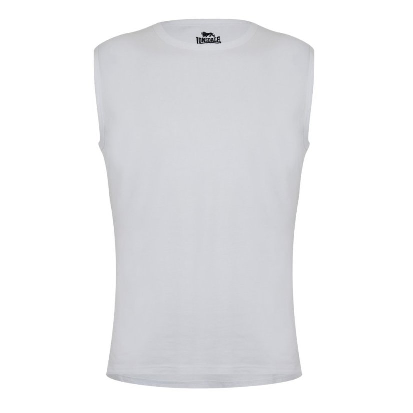 Lonsdale Sleeveless pánské tričko White