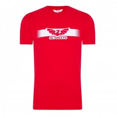 Castore Sc Grphc T S Sn99 Red