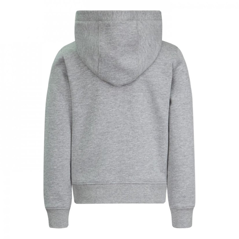 Nike Club Zipped Hoodie Infants Grey