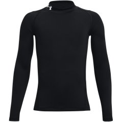 Under Armour HeatGear® Mock Long Sleeve Boys Black
