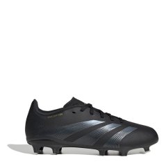 adidas Predator League Firm Ground Football Boots Juniors Core Black