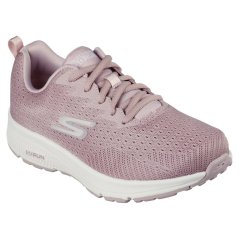 Skechers Engineered Mesh Lace Up Road Running Shoes Womens Mauve