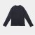 Howick Men's Cotton Crew Neck Long Sleeve Pyjama Sets Charcoal Plain