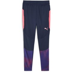 Puma Men's Performance Tracksuit Bottoms Navy/Purple