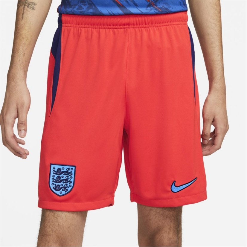 Nike England Away Shorts 2022 Adults Red/Blue