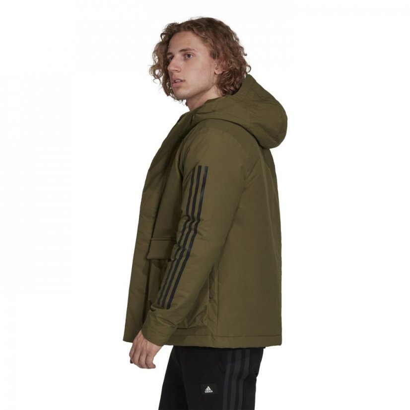 adidas Utility 3S Hooded Jacket Focus Olive