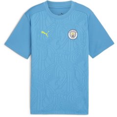 Puma Manchester City FC Training Shirt 2024 2025 Juniors Blue