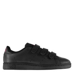 Lonsdale Leyton Ladies Trainers Black/Cerise
