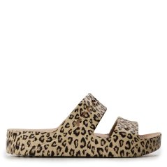 Crocs Women's Baya Platform Clogs Leopard