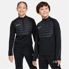 Nike Academy Winter Warrior Drill Top Black Reflect