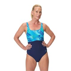Speedo Women's One Piece Swimsuit Peacoat/Sky