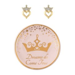 Disney Kids' Princess Dinner Plate Jewellery Set White
