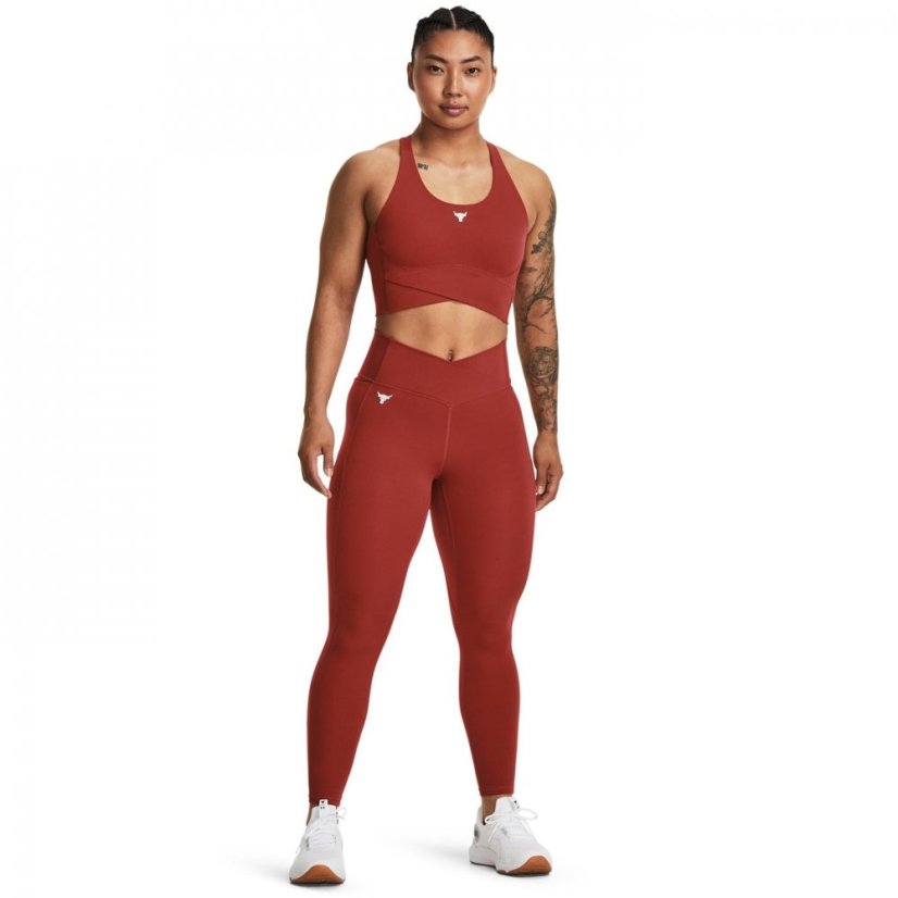 Under Armour Women's Project Rock Performance Gym Legging Red
