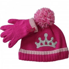 Character Princess Hat and Glove set Pink