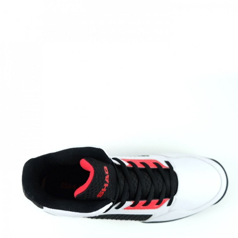 SHAQ Bankshot pánska basketbalová obuv White/Black/Red