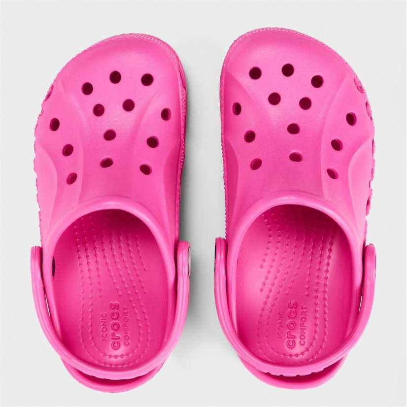 Crocs Baya Clogs Childrens Electric Pink