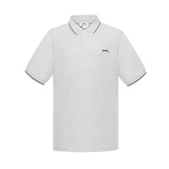 Slazenger Tipped pánske polo tričko Grey Marl