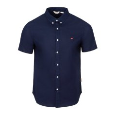 Lee Cooper Cooper Short Sleeve Oxford Shirt Navy