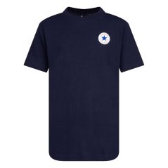 Converse Printed Tee Junior Boys Obsidian