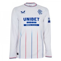 Castore Rangers Away Long Sleeve Shirt 2023 2024 Adults White