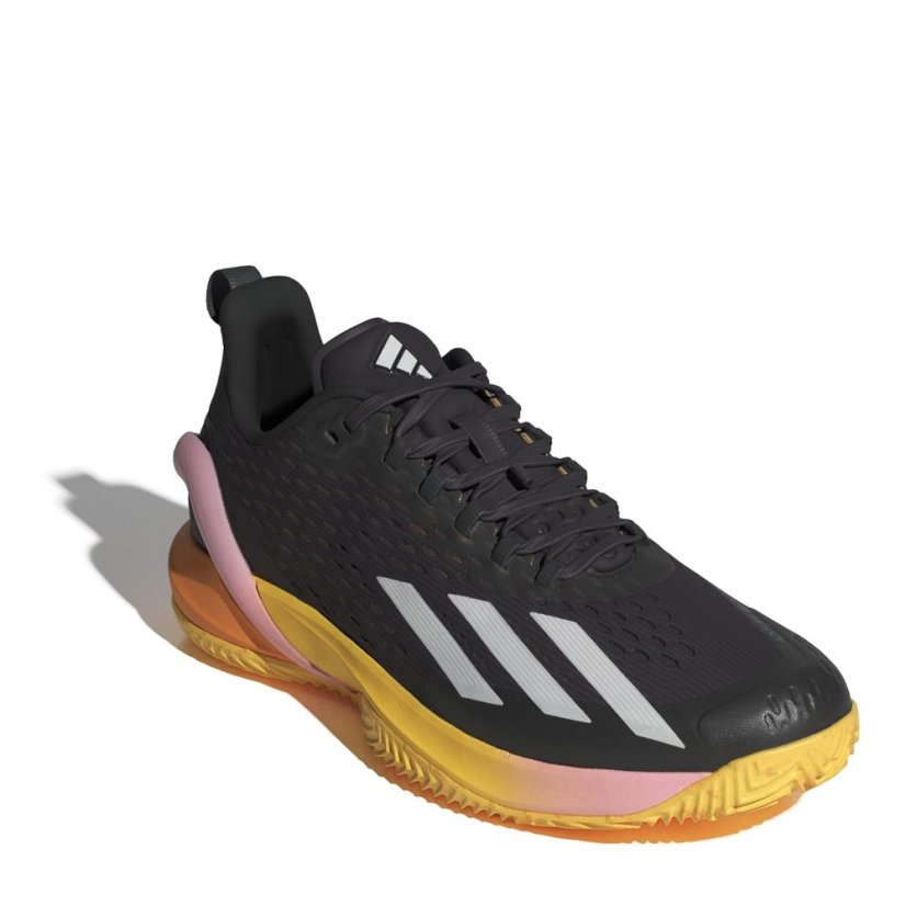 adidas Adizero Cybersonic Clay pánská tenisová obuv Blk/Met/Sprk