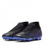 Nike Mercurial Superfly 9 Club Firm Ground Football Boots Juniors Black/Chrome